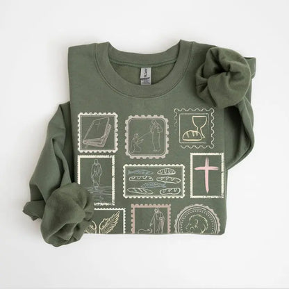 Christian Sweatshirt, Christian Shirt, Christian Apparel, Religious Shirt, Christian Aesthetic, Trendy Faith Apparel Gift, Christian Merch
