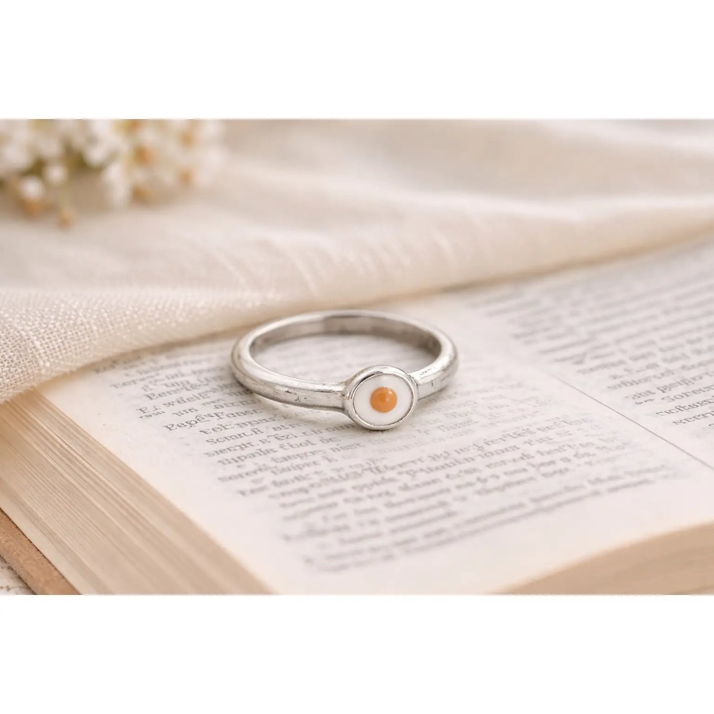Mustard Seed Ring - Christian Jewelry - Christian Ring - Christian Gift (A5)