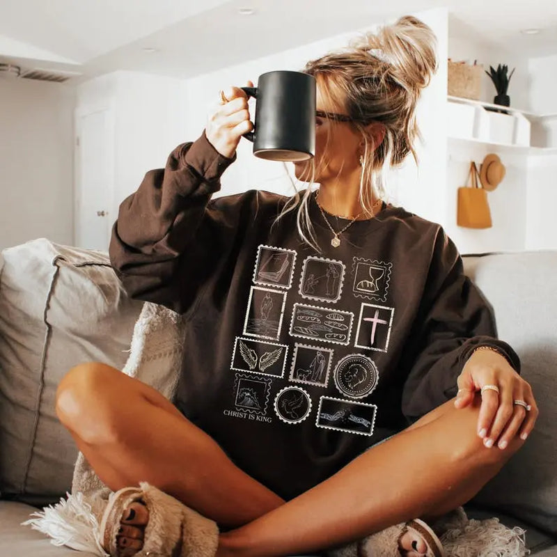 Christian Sweatshirt, Christian Shirt, Christian Apparel, Religious Shirt, Christian Aesthetic, Trendy Faith Apparel Gift, Christian Merch